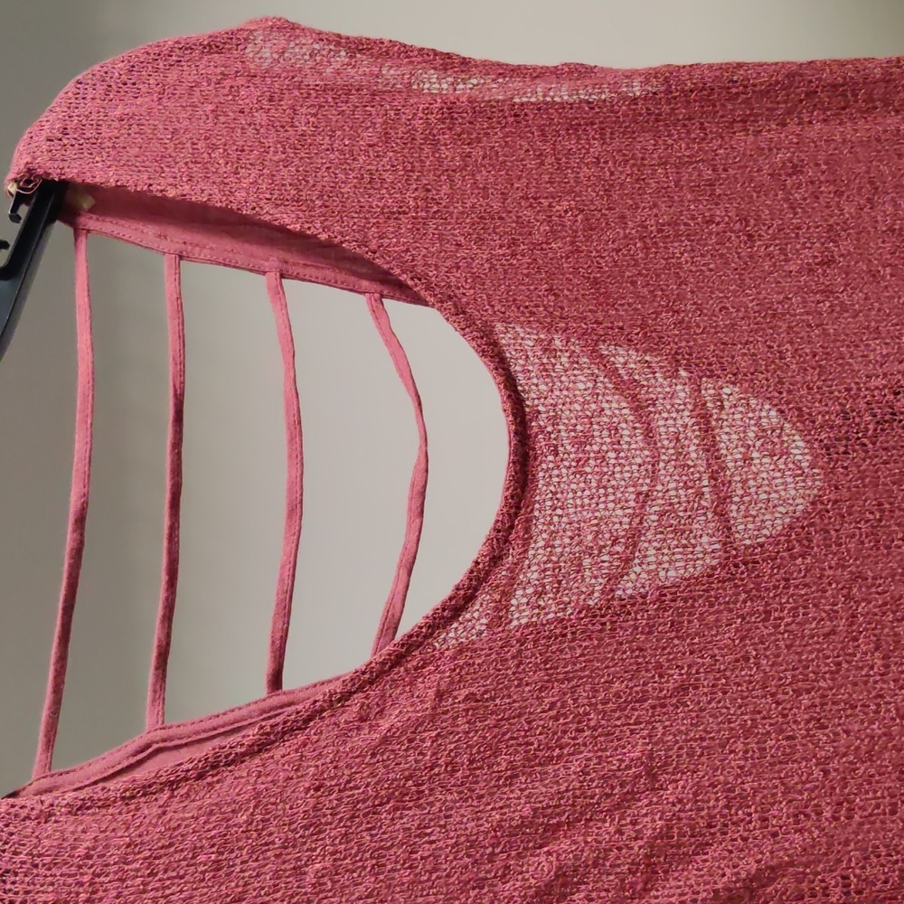Coral blouse